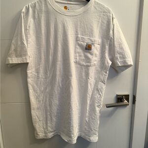 Carhartt Men's original fit White Tee with Pocket